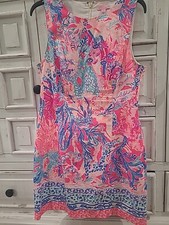 Lilly Pulitzer Mila Shift Dress Light Pascha Pink Aquadesic size 10