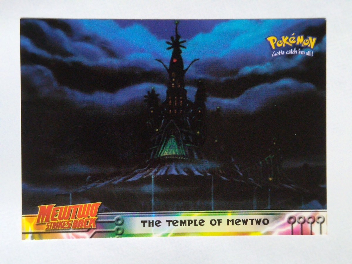 Mewtwo Strikes Back The Temple of Mewtwo #18 Topps Pokemon Card Blue Label Mewtwo Strikes Back The Temple of Mewtwo #18 Topps Pokemon Card Blue Label