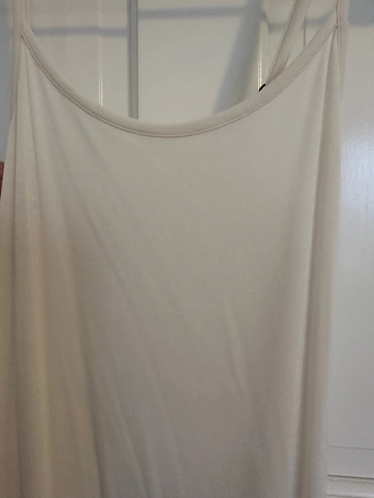 OFF WHITE Abito Matilda Jane Off White estensibile spalline regolabili volant taglia XS