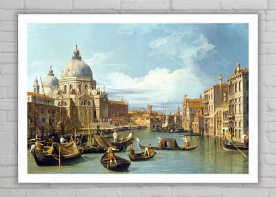 Kunstdruck Canaletto Eingang zu Den Grand Kanal Venedig Kunst Poster Wandkunst