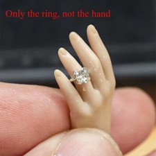 1:6 Scale White Finger Ring Accessories for 12" Female Figure Soldiers Jewelry