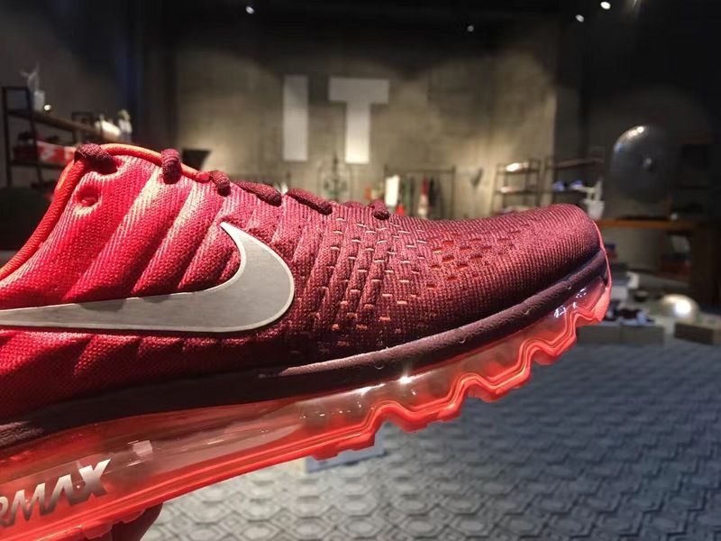 Nike Air Max 2017 849559-601 Night Maroon/White/Gym Red Mens  display picture 1