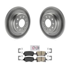 [Rear] Coat Brake Rotors Ceramic Pad Kit For 16 Chevrolet Malibu Carryover Model