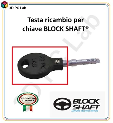 Testa guscio ricambio impugnatura chiave Block Shaft NYLON
