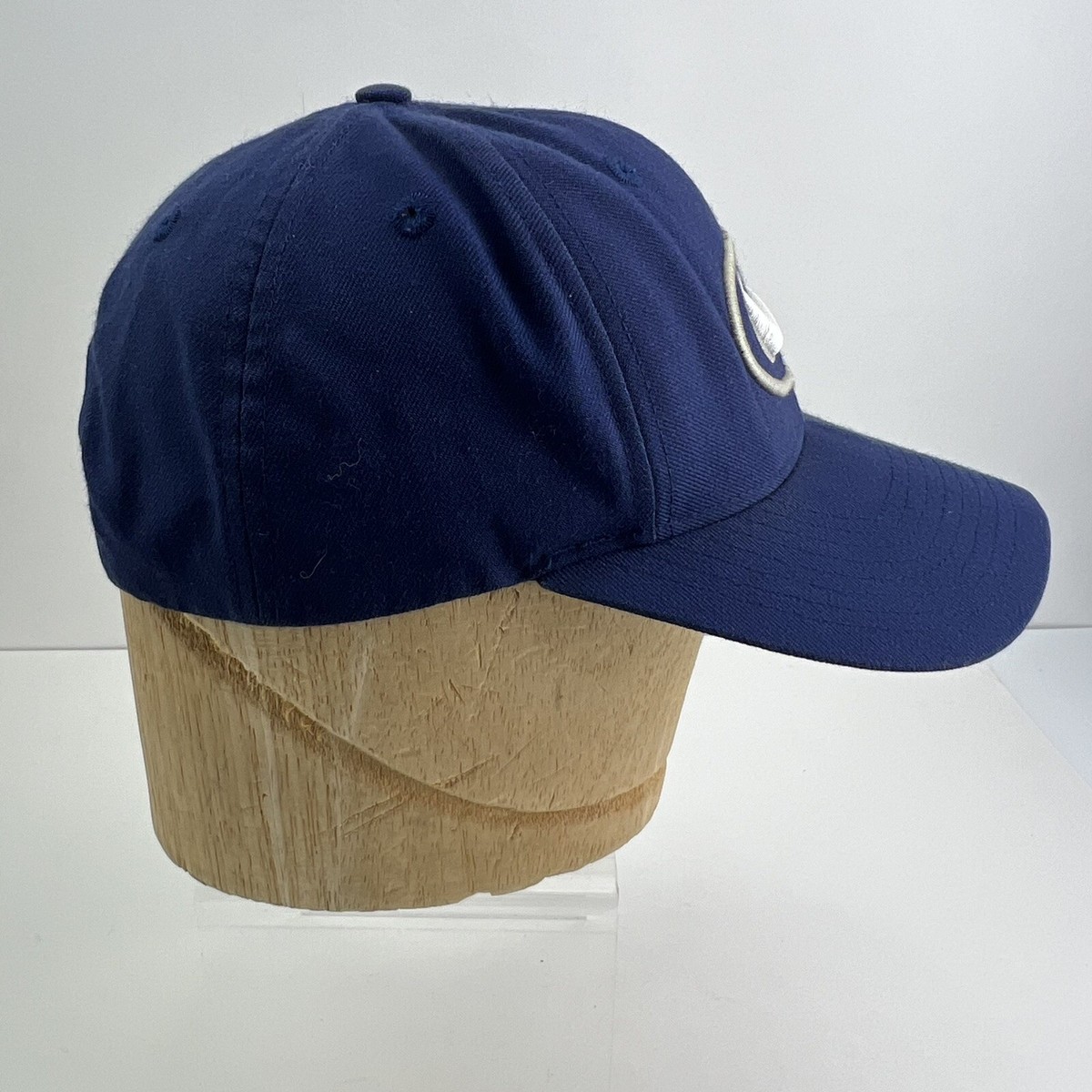 Vintage Classic Nike Logo 3D Embroidered Navy Blue Adjustable