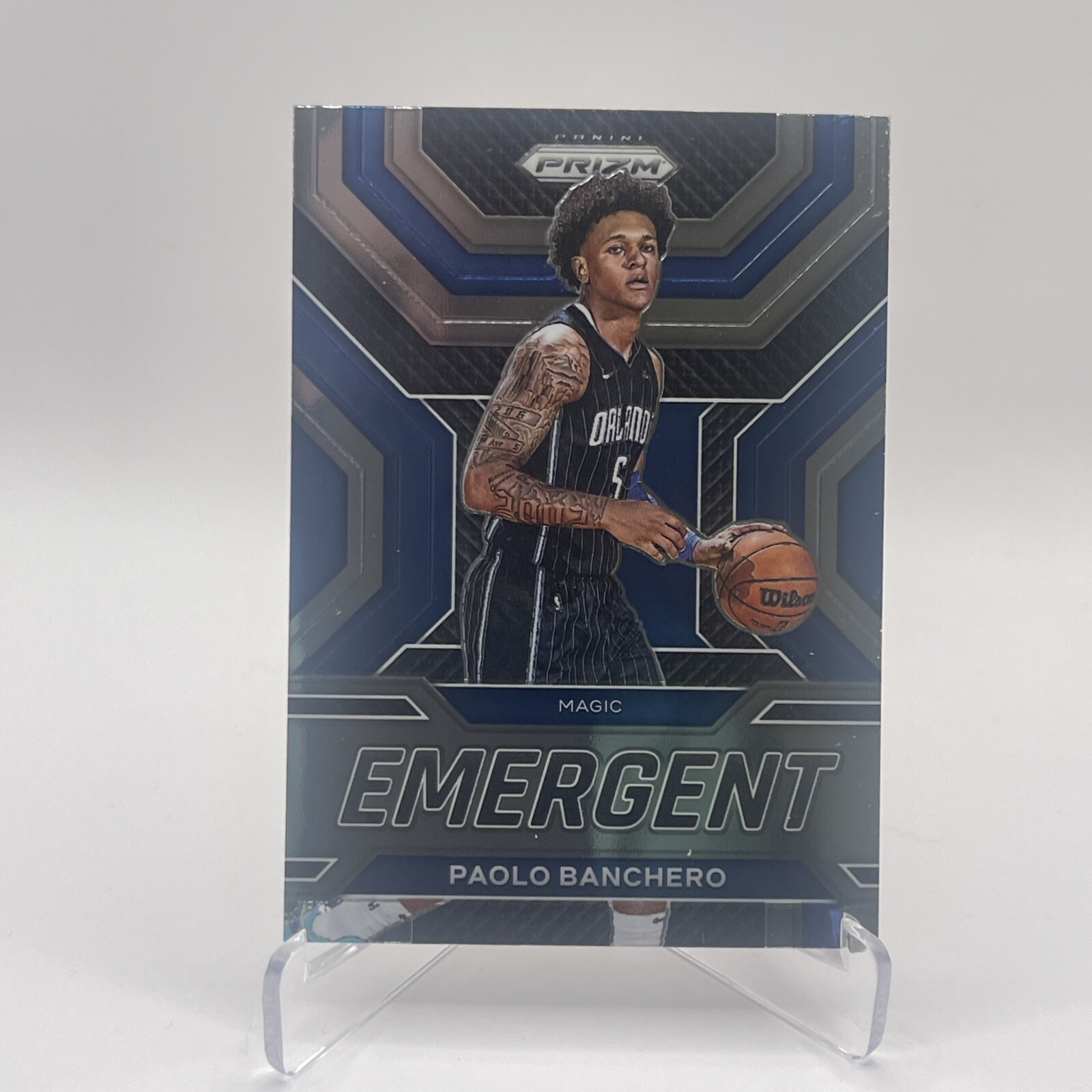 2022-23 Panini Prizm - Emergent Silver Prizm Paolo Banchero (RC) #25