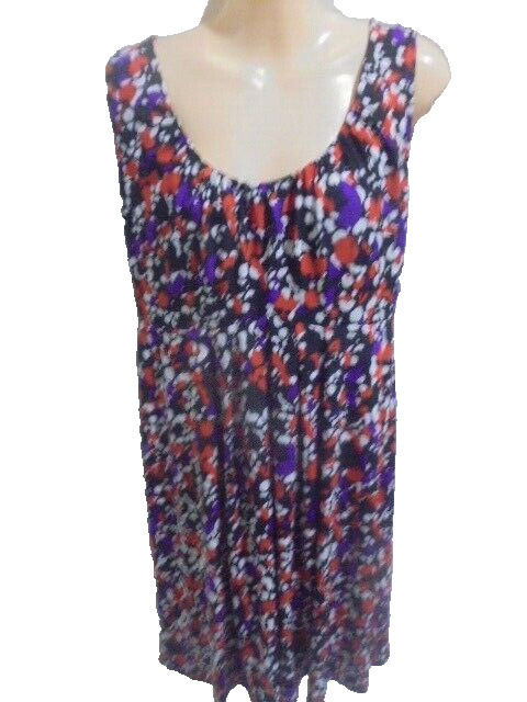BASQUE SIZE 12 Black Purple Red White Baby Doll Bodice Long DRESS