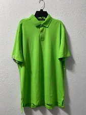 RLX Polo Golf Ralph Lauren Men's Lime Green Polo Shirt - Medium - NWT