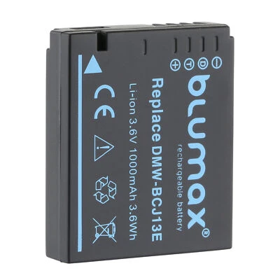Blumax Akku passend für Panasonic DMW-BCJ13 Lumix DMC-LX5 DMC-LX7 1000 mAh 3,6V