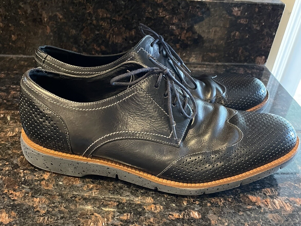 SAOLA Donald J Pliner Scarpe Oxford Nero Pelle Uomo Taglia 10 M