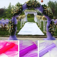 25 Yards Organza Fabric 60" Wide High Quality Sheer Draping Party Wedding USA
