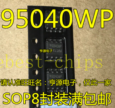 20pcs M95040-WMN6TP 95040WP SOP-8Serial SPI EEPROM With High Speed Clock #WD1*