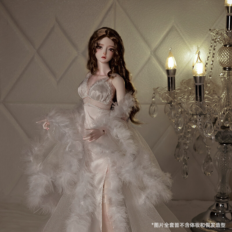 1/3 Handmade BJD Doll SD Princess Dress Hair Face Makeup Resin Joints