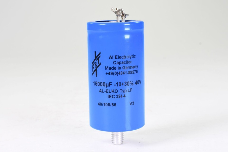 Elko, radial, 22µF, 400V, RM7,5, 105°C, 10000h, 20