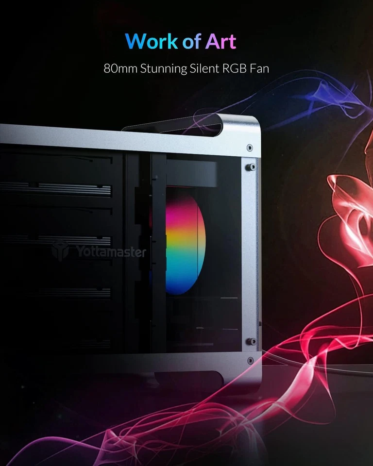 Yottamaster 4 5 Bay Hard Drive Enclosure USB 3.0 For 2.5" 3.5" inch SATA HDD SSD - Image 3 of 4