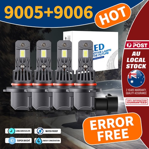 9005(HB3)+9006(HB4) LED Headlights CANbus Bulb For Honda Accord 2003