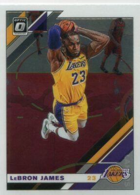 2019 20 Panini Donruss Optic LEBRON JAMES Base Card No 60 LAKERS