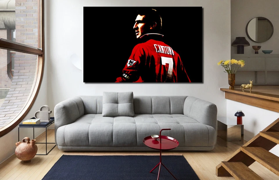 ERIC CANTONA CANVAS WALL ART PRINT - FRAMED PICTURE  *Ready To Hang* - image 3 of 4