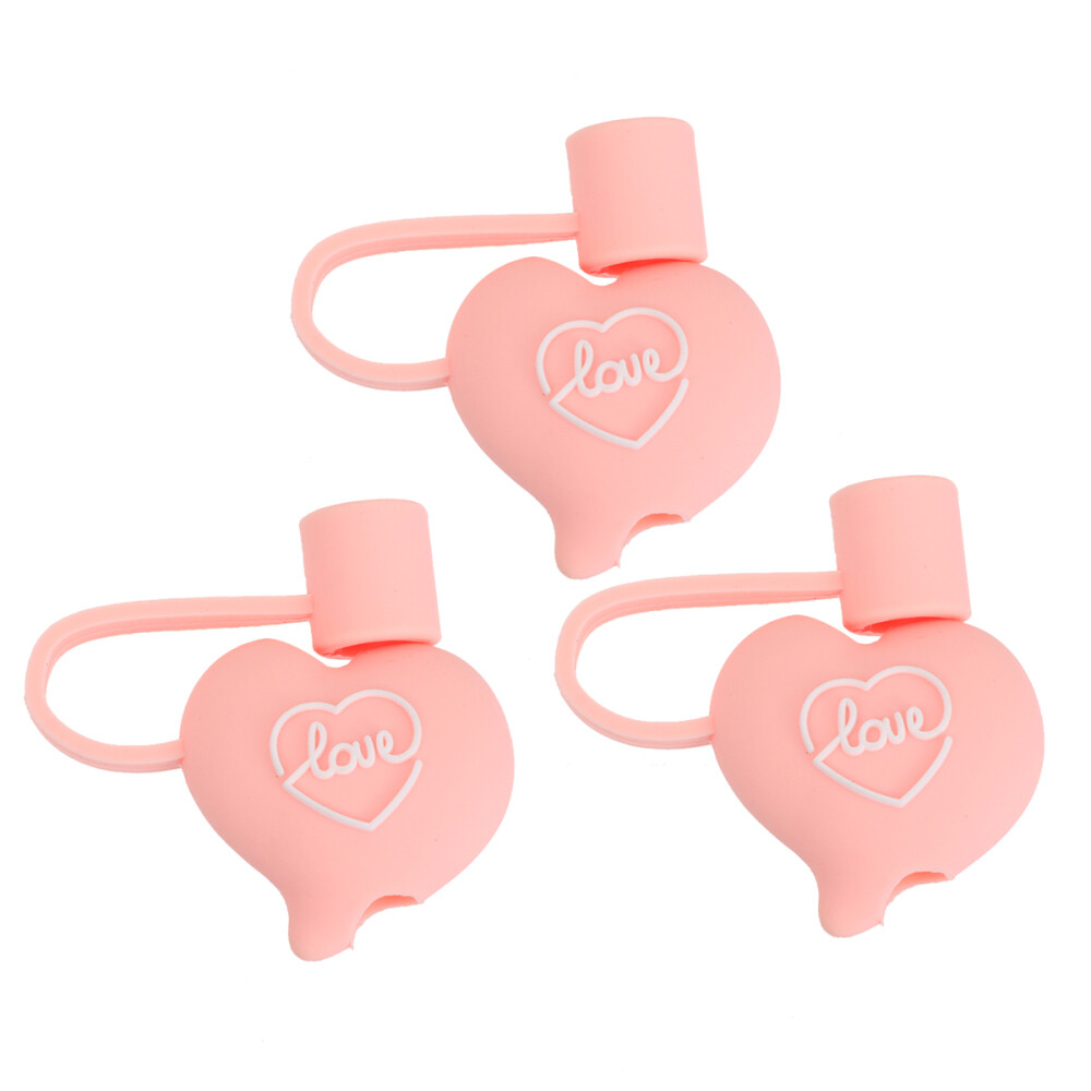 3Pcs Stainless Steel Straw Covers with Silicone Food-Grade Protector  