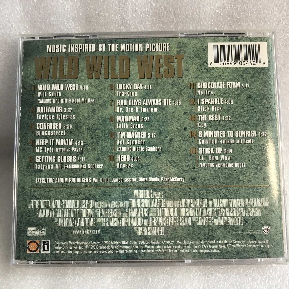 廃盤　オリジナルサウンドトラックCD 「ワイルド・ワイルド・ウエスト」スコア盤 廃盤 オリジナルサウンドトラックCD 「ワイルド・ワイルド・ウエスト