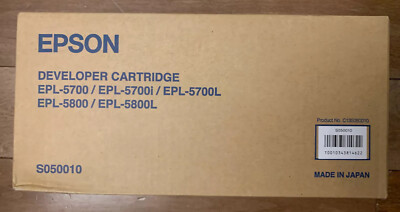 NEW GENUINE Epson EPL-5700 EPL-5700L EPL-5700i EPL-5800 EPL-5800L Toner S050010