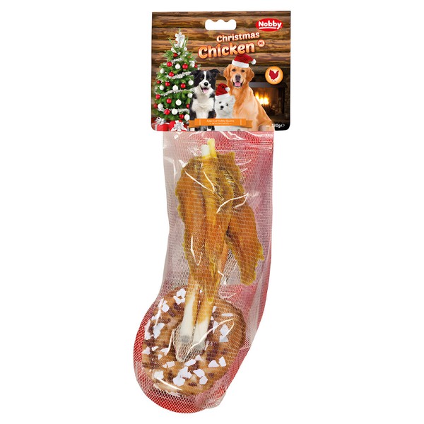 Nobby Starsnack Xmas Boot Xl Chicken 130 G, Hundesnack, Uvp 7,99 Eur, Neu-image