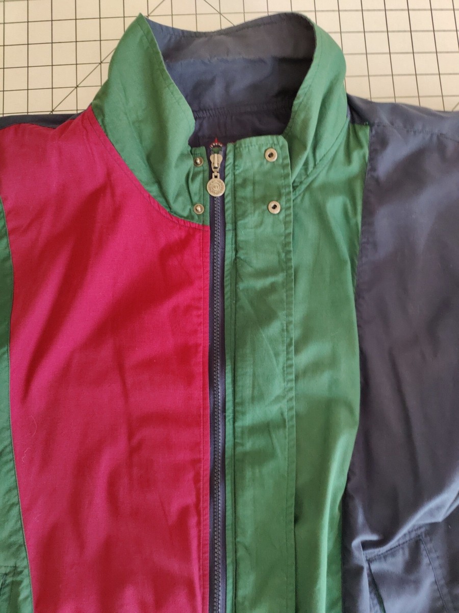 90s ROUNDTREE＆YORKE ウールジャケット 古着 USA Roundtree & Yorke Full Zip 90's Jacket Color Block Vintage