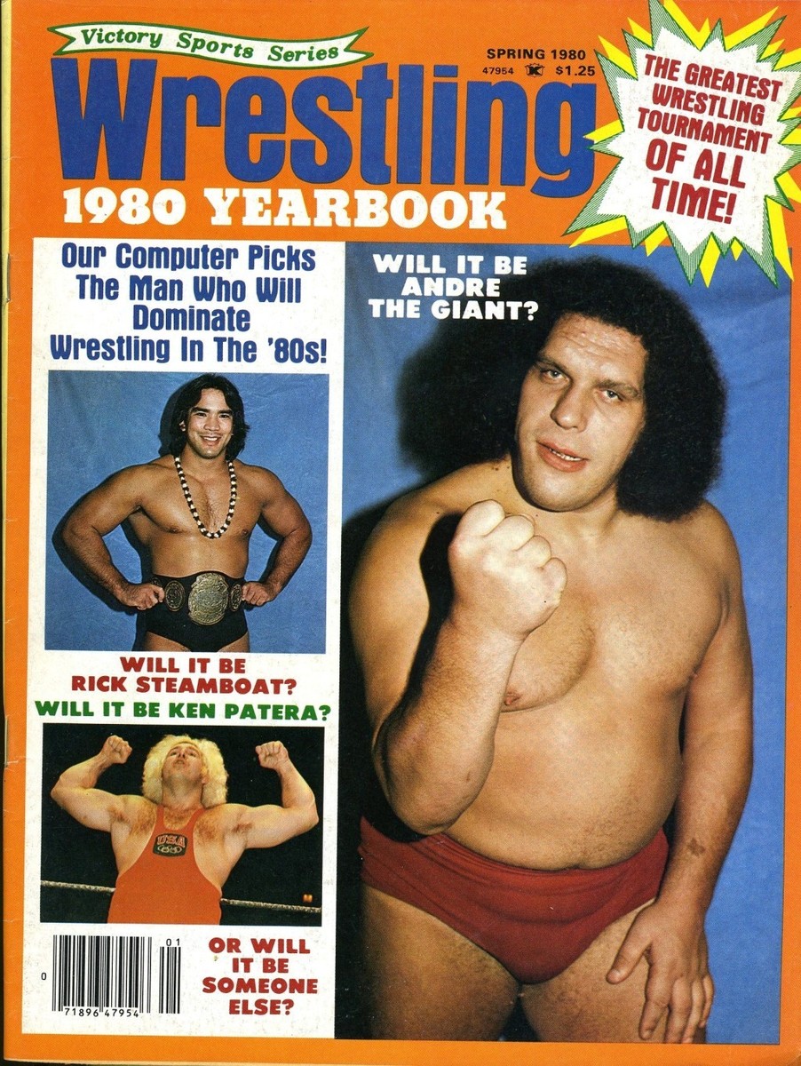 ANDRE THE GIANT Wrestling Yearbook Magazine Spring 1980 RICK