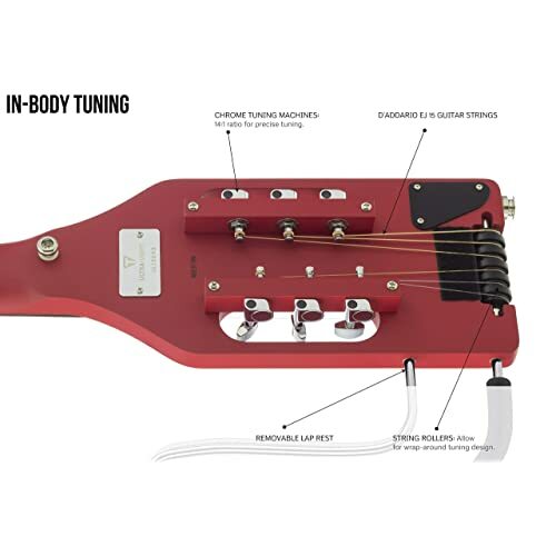 TRAVELER GUITAR Electric Ultra-Light Acoustic Vintage Red EMS w