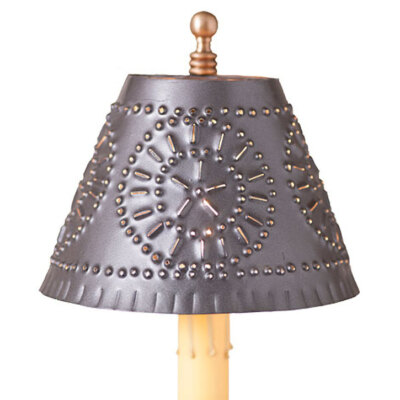 Chandelier Shade in punched Tin - lot 4