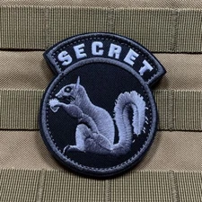 Secret Squirrel Classified CIA SF Tactical Military Hook Loop Morale Patch