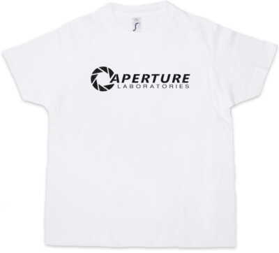 APERTURE LABORATORIES Kinder Jungen T-Shirt Science Logo Labs Game Portal