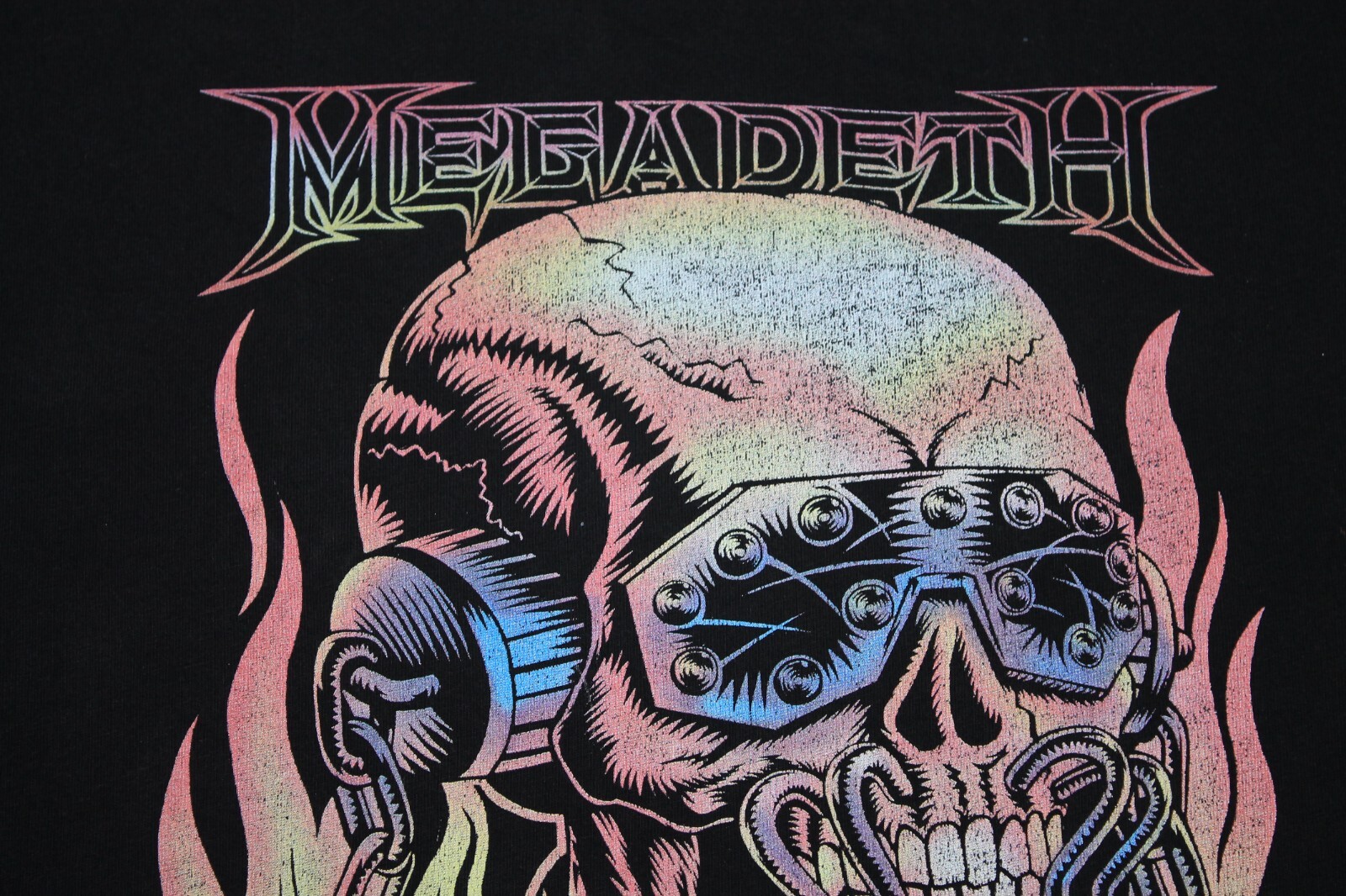 2019 Primark Megadeth Shirt Thrash Metal Band Men's Tee M/L image 3