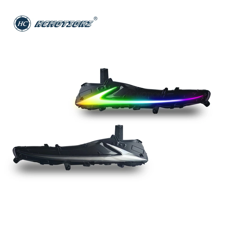 For 2013-2016 Lexus IS200t/300 IS250 350 F RGB Dazzle Daytime Running Lights DRL - Image 2 of 4