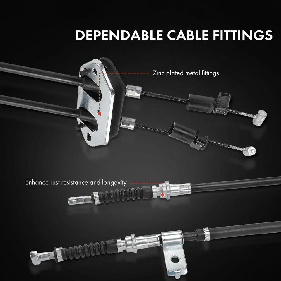 Cable de freno de estacionamiento trasero derecho y derecho para Ford Fusion Lincoln MKZ Zephyr Mercury tracción delantera Foto 4 de 4