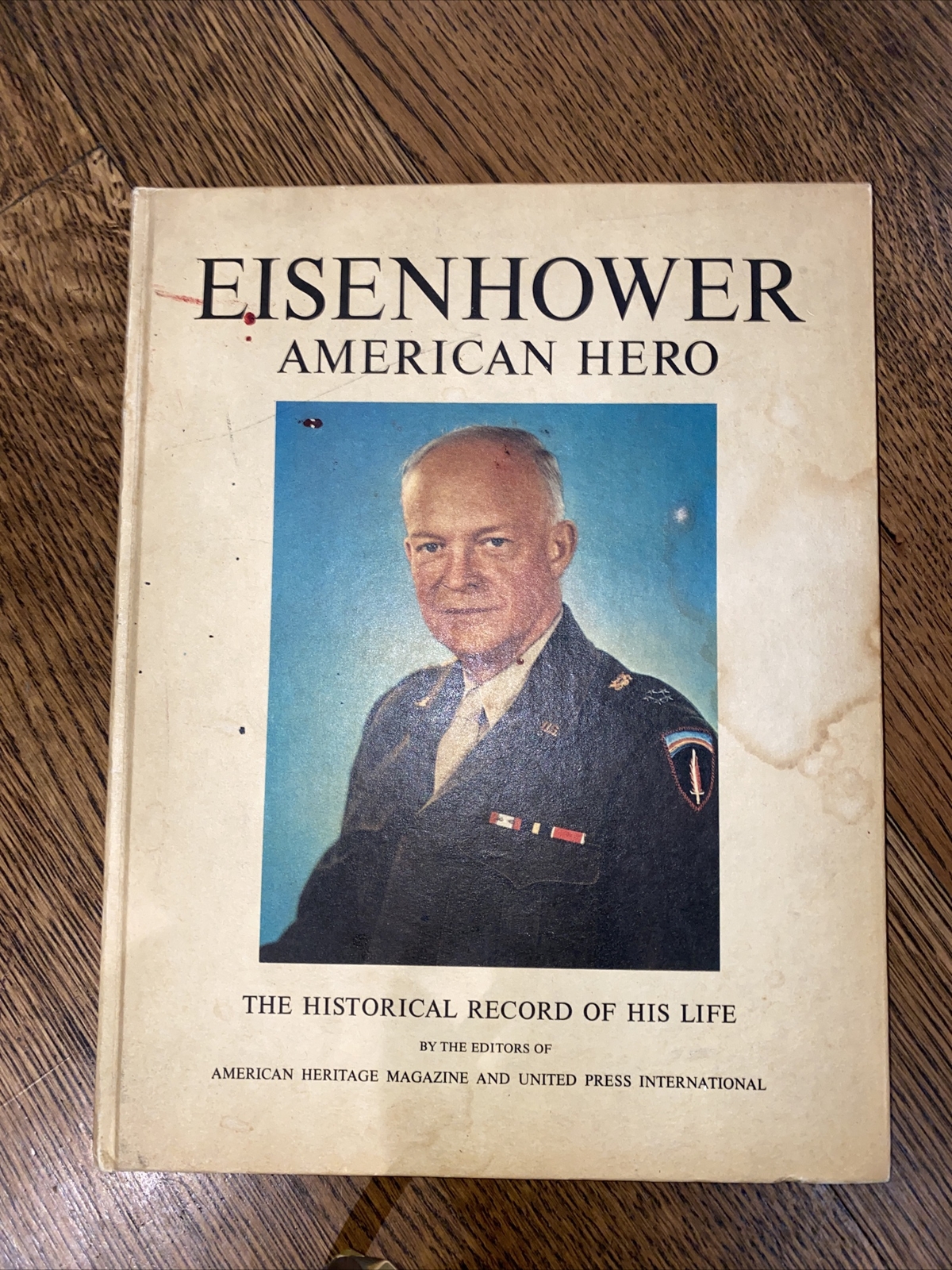 Eisenhower American Hero The Historical Record of his Life, Vintage, Free Ship