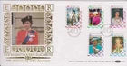GB ISLE OF MAN 1992 QEII 40th Accession Anniversary SG 508-12 Benham FDC ROYALTY