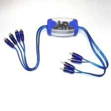 4-Channel RCA Audio Noise Filter Suppressor Ground Loop Isolator Car Stereo 50W