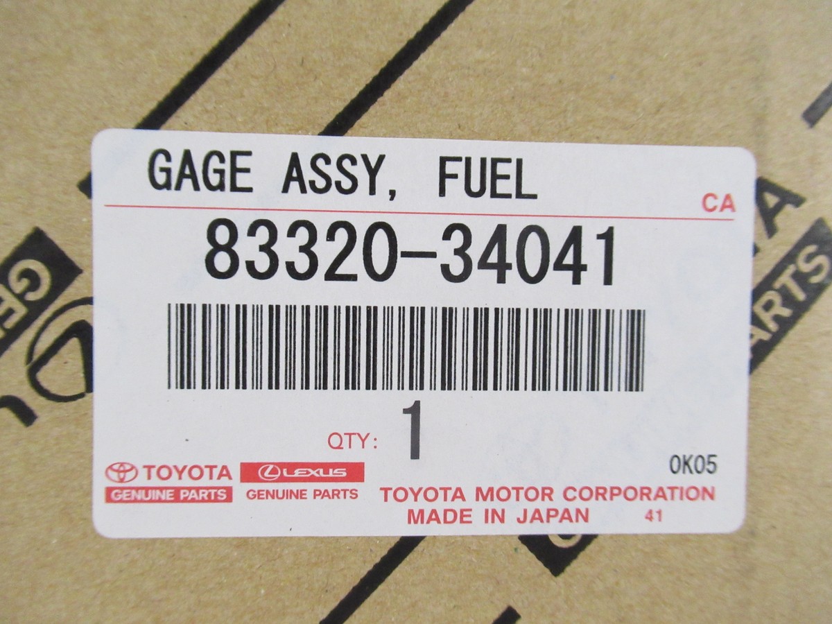 Genuine OEM Toyota 83320-34041 Fuel Tank Sending Unit Gauge 2001