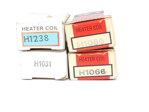 LOT OF 4 NIB EATON CUTLER-HAMMER HEATER COILS H1031, H1066, H1238