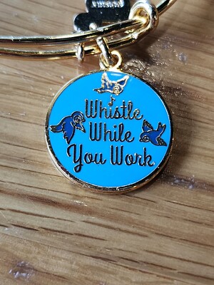 Alex & Ani For Disney Womens ''WHISTLE While You Work'' Bracelet Collectible