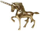 Vintage Solid Brass Unicorn ~ Freestanding 5" Tall Mythical Magic Fantasy