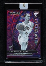 2020-21 Panini Flux Titan Rookies FOTL Purple Scope Prizm 8/38 Malachi Flynn 6l7