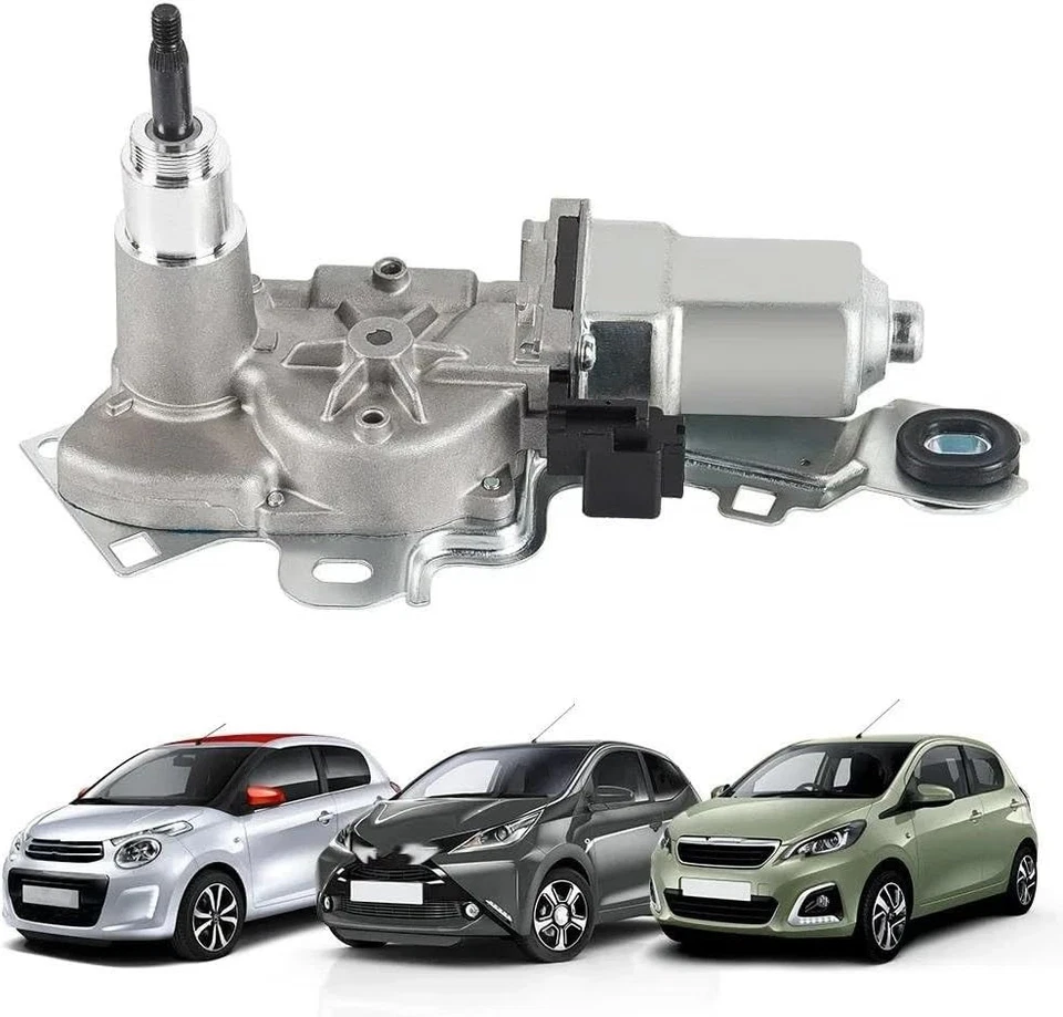 Moteur Essuie Glace ARRIERE pour CITROEN C1 PEUGEOT 108 TOYOTA AYGO B000797280 - Photo 2/4