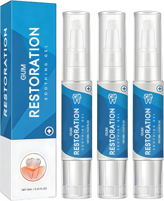 3 Stück Gum Protect Repair Gel,Teeth Repair Gel,Gum Ease Zahnfleisch Sanfte Pfle