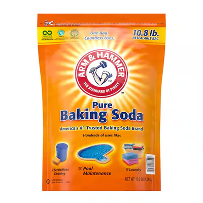 #ad 10.8 Lb Pure Baking Soda Resealable Bag $17.50