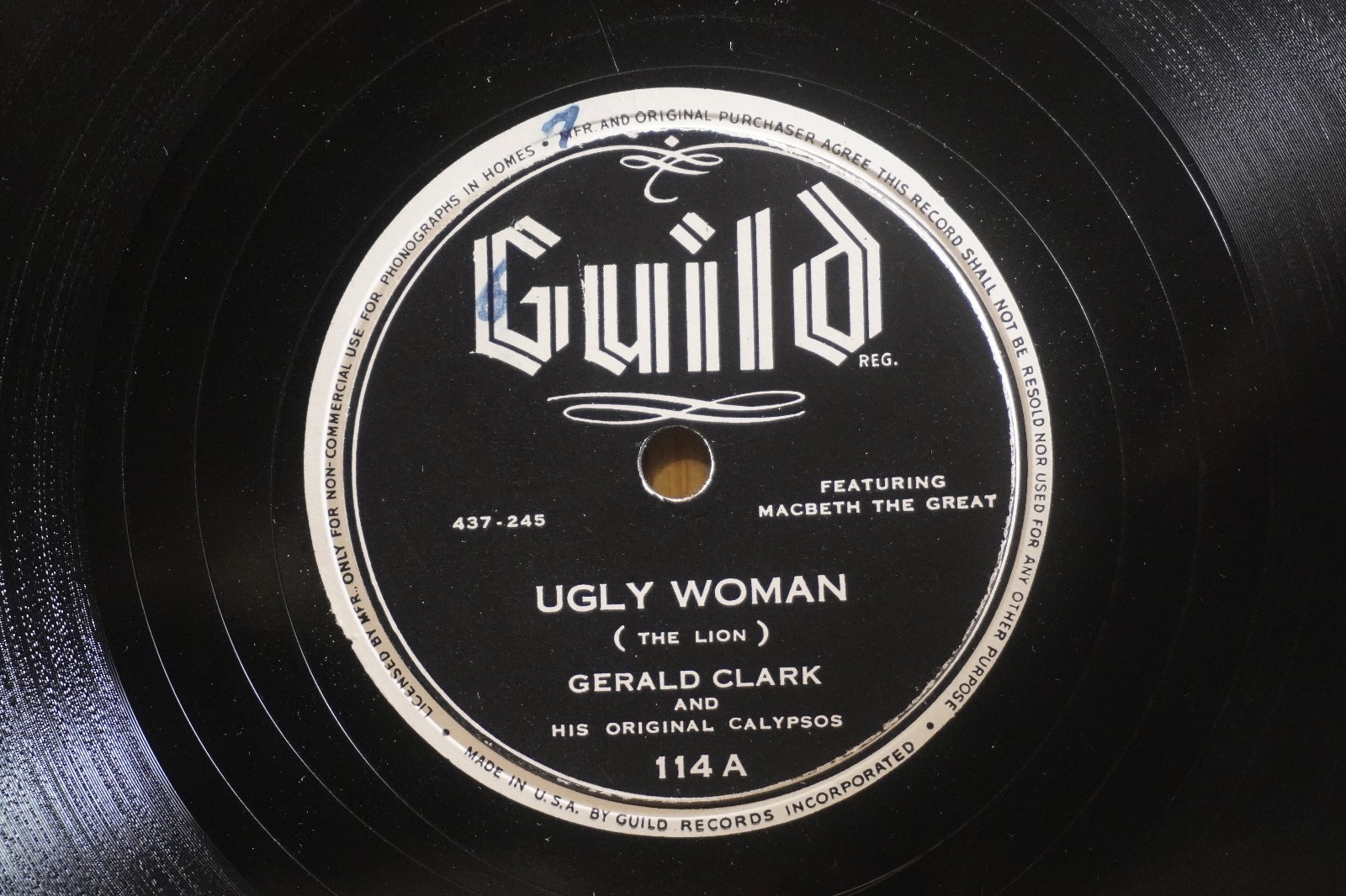 Gerald Clark Reggae 78 Ugly Woman bw Rufus Hold Me Tight on Guild