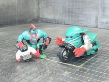 Vintage Galoob Micro Machines Z-Bots Revbots Cyclaw W/ D-fender Figure Lot Set