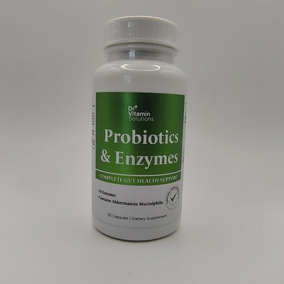 Dr Vitamin Solutions Probiotics & Enzymes Digestive Gut Health Support Capsules
