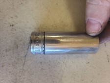 Snap-on SFSM18 18mm 3/8" Drive 6-Point Semi-Deep Metric Flank Drive Socket USA